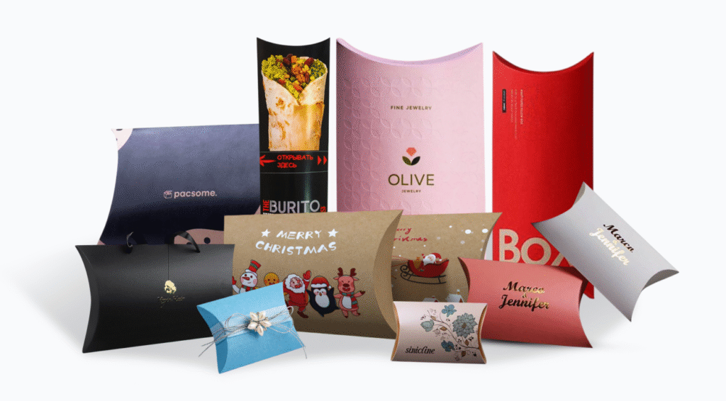 Custom Pillow Boxes